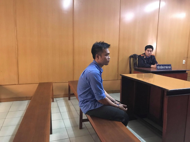 Trần Phú Tài tại tòa sáng 31/1. Ảnh: Tân Châu