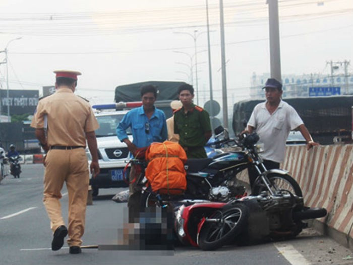 Hiện trường vụ tai.