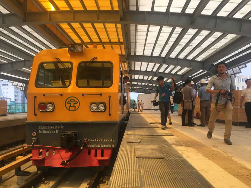 Ngày 1/10, chạy thử tàu khách dự án Cát Linh - Hà Đông