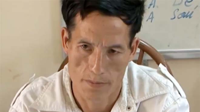 Giàng Bủa Chu tại cơ quan điều tra