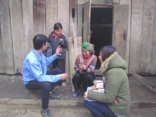 Gùi điện thoại di động về núi