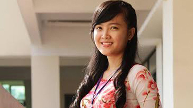 Thủ khoa đầu ra trường Đại học Khoa học xã hội và Nhân văn TP HCM. Ảnh: NVCC.