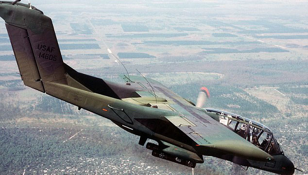 Mỹ đã sử dụng trở lại máy bay OV-10 để chống IS. Nguồn: Daily Mail.