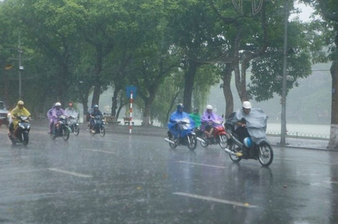 Từ ngày 9/1, Bắc Bộ có mưa trên diện rộng. Ảnh: Internet.