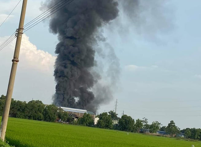 Hiện trường vụ cháy.