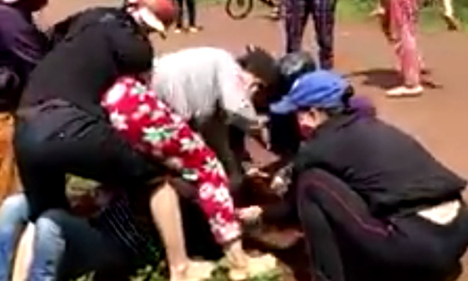 Hình ảnh cắt ra từ clip.