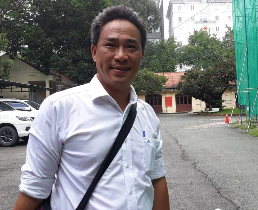 Ông Quách Duy vừa bị tòa sơ thẩm tuyên đơn kiện. ảnh: PV