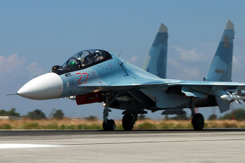 Tiêm kích Su-30SM của Nga. Ảnh: Aviationist.