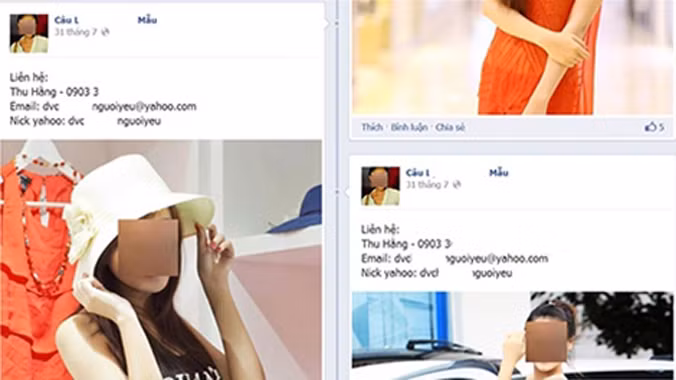 Những dịch vụ cho thuê người yêu, thuê "hàng xách tay" được quảng cáo rầm rộ trên mạng.