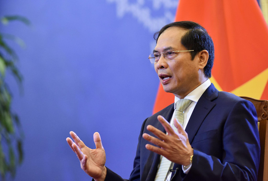 Bộ trưởng Ngoại giao Bùi Thanh Sơn. (Ảnh: Mofa)