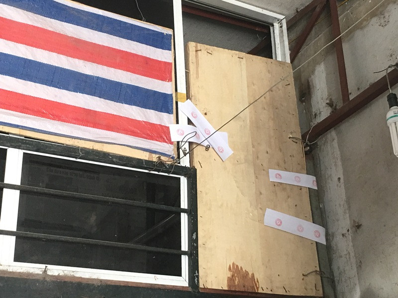 Hiện trường vụ án.