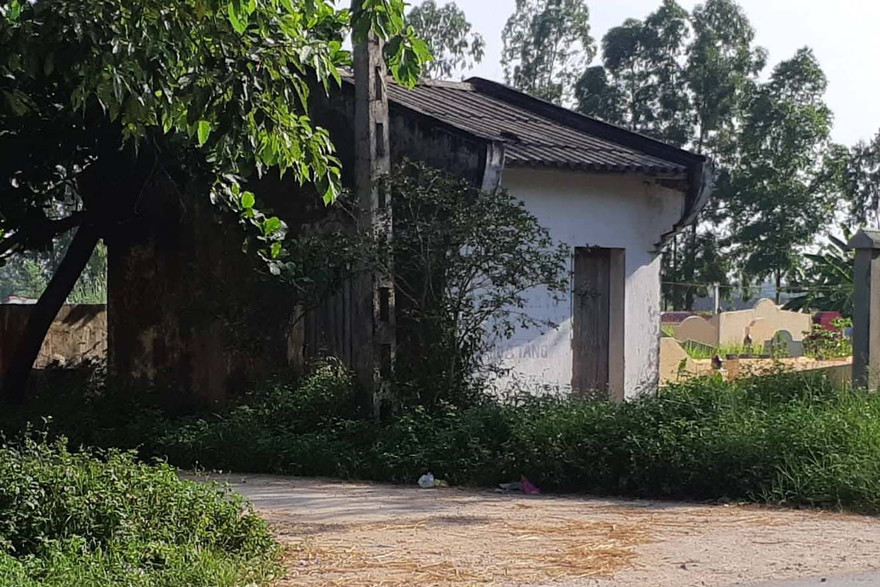 Ngôi nhà nơi xảy ra sự việc.