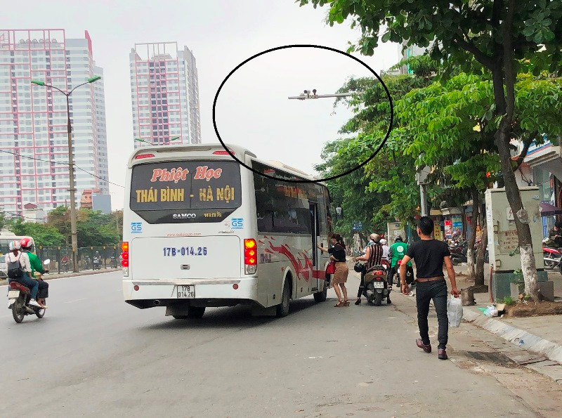 Xe khách lập 'bến cóc' trước rừng camera giao thông phạt nguội