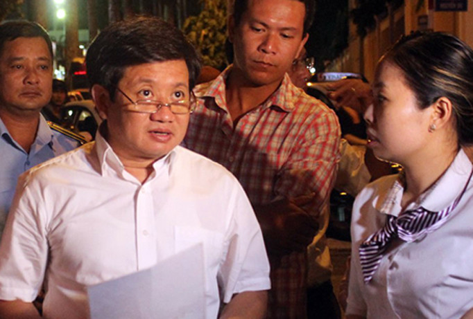 Ông Đoàn Ngọc Hải trong một lần xuống đường. Ảnh: VnExpress.