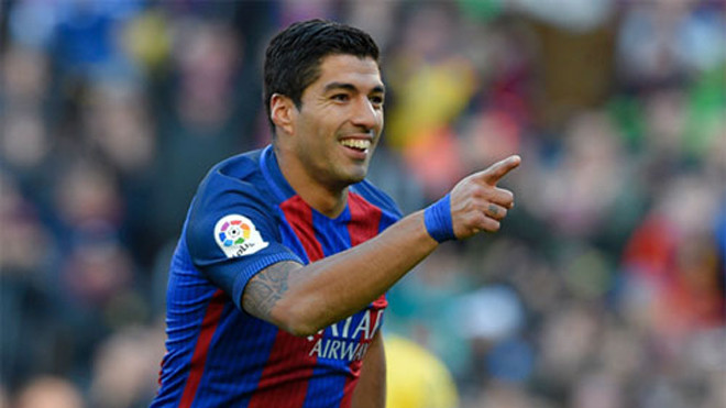Luis Suarez đang lấy lại phong độ đỉnh cao. Ảnh: Reuters.