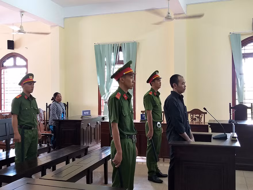 Bị cáo Huy tại tòa - Ảnh: Kim Hà.