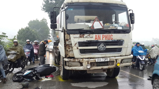 Hiện trường vụ tai nạn