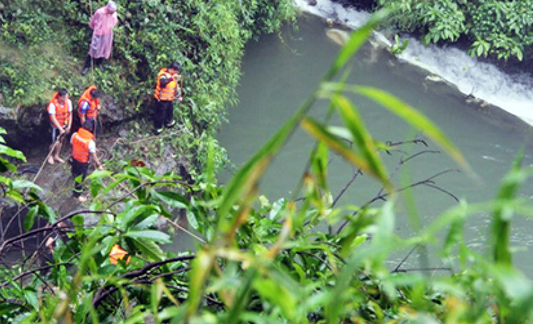 Khu vực phát hiện thi thể nạn nhân.