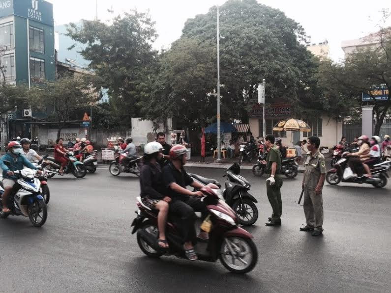 Hiện trường vụ việc.