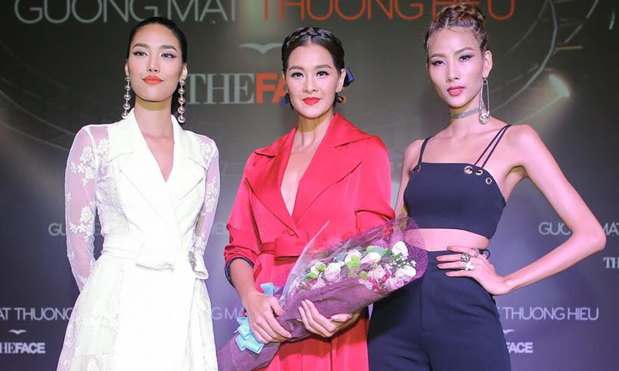 Lan Khuê - Hoàng Thùy “đọ sắc” cùng HLV The Face Thailand