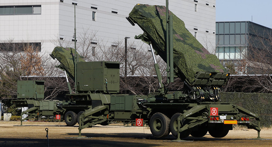 hệ thống phòng thủ tên lửa Patriot PAC-3. Ảnh: AP