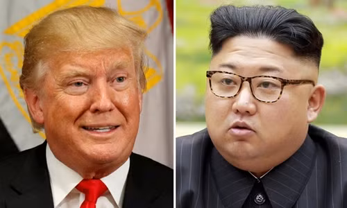 Tổng thống Mỹ Donald Trump (trái) và nhà lãnh đạo Triều Tiên Kim Jong-un. Ảnh: Reuters/KCNA.
