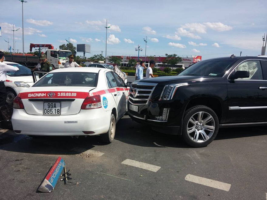 Hiện trường vụ tai nạn. Ảnh: otofun.