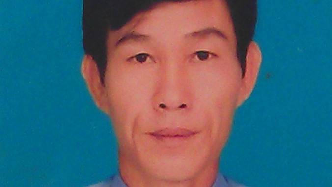 Đối tượng Dương Thành Thủy tại cơ quan công an.