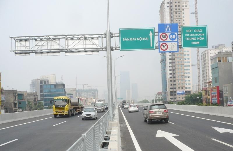 Đường cao tốc Vành đai 4 được thiết kế tương tự như đường trên cao Vành đai 3.