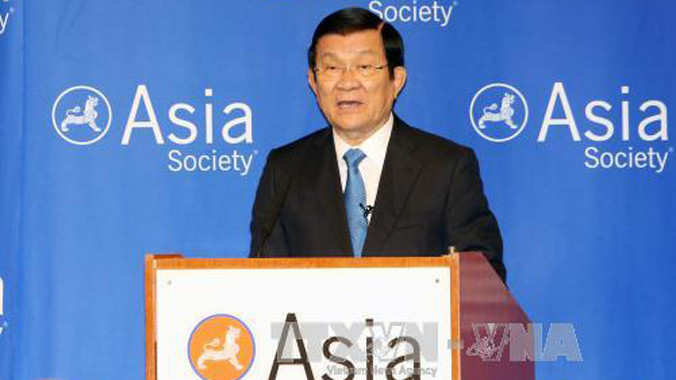 Chủ tịch nước Trương Tấn Sang.