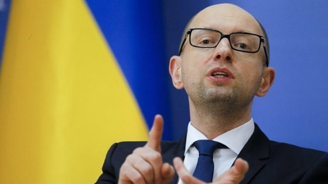 Thủ tướng Ukraine Arseniy Yatsenyuk. Nguồn: EPA.