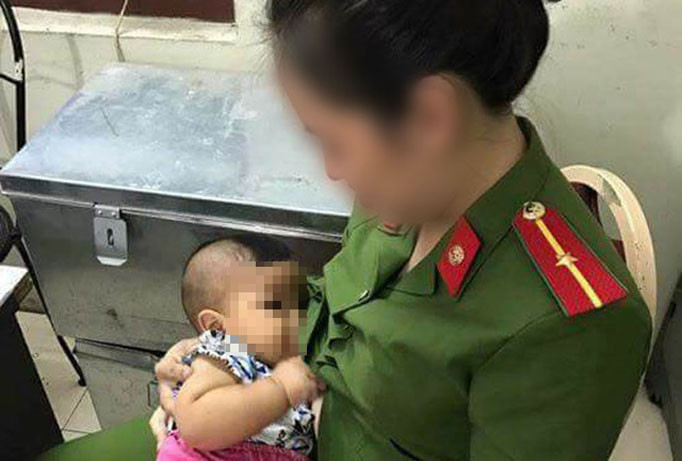 Diễn biến bất ngờ vụ bé trai bị bỏ rơi được nữ thiếu úy chăm sóc
