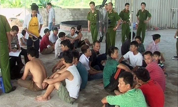 Các đối tượng tham gia đánh bạc