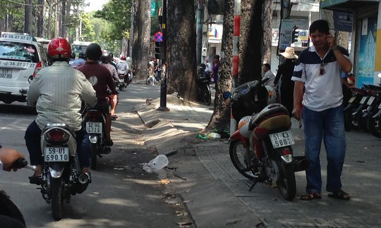 Đoạn đường nơi xảy ra vụ việc