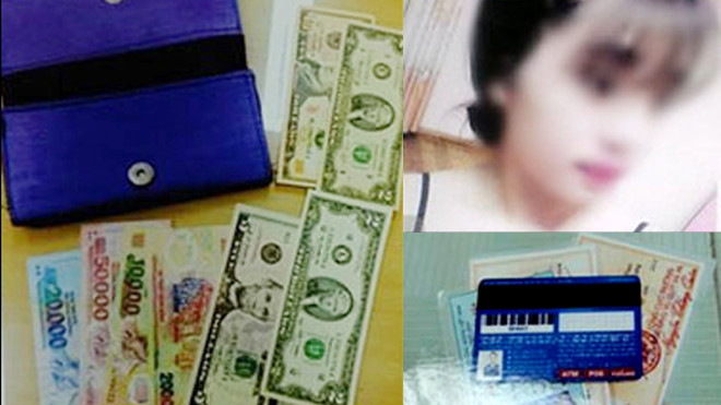 Kiều nữ và tang vật vụ việc