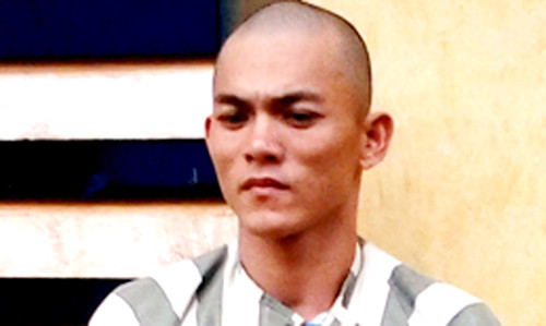 Hoàng bị bắt giam. Ảnh: Tùy Phong