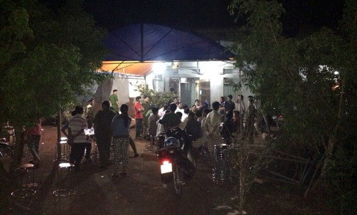 Căn nhà xảy ra án mạng. Ảnh: Lê Huân