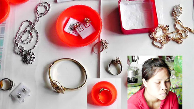 Đối tượng trộm cắp tài sản cùng tang vật