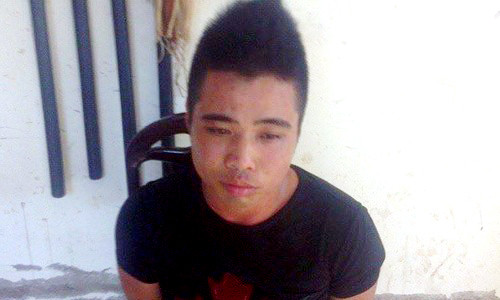 Nghi can Trần Văn Thạch. Ảnh: N.H