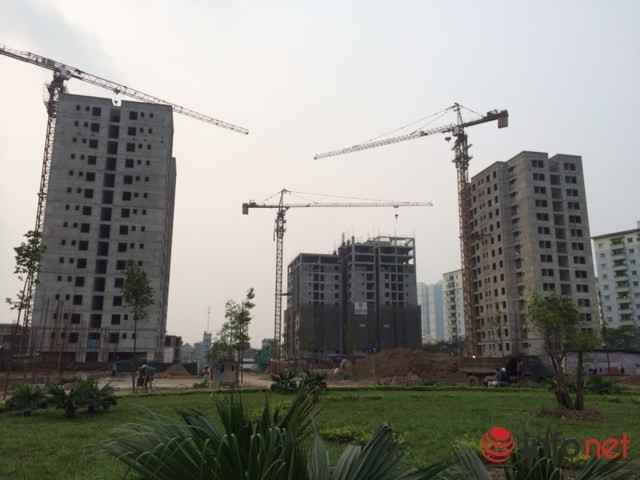 Theo Sở Xây dựng, hiện nguồn cung nhà ở xã hội trên địa bàn Hà Nội mới đáp ứng được khoảng 60 - 70% nhu cầu của người dân. Ảnh: Minh Thư