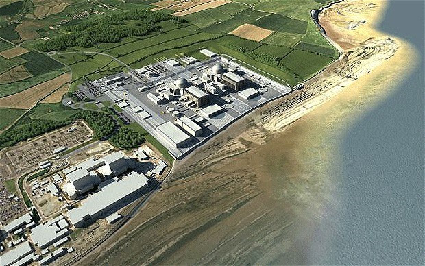 Phối cảnh dự án Hinkley. (Nguồn: telegraph.co.uk)