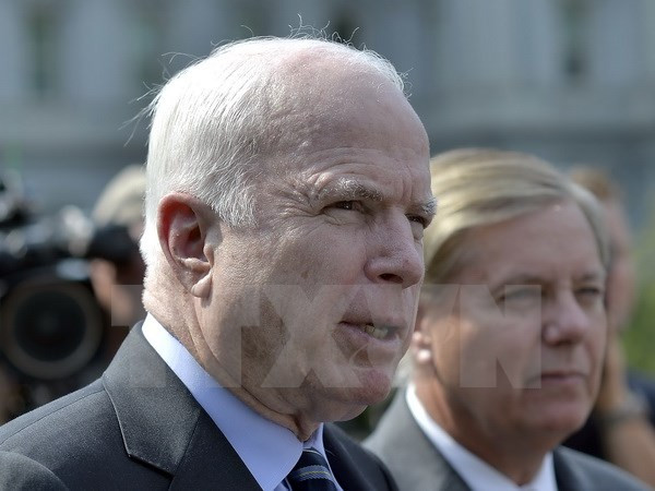 Thượng Nghị sỹ Mỹ John McCain. (Nguồn: AFP/TTXVN)
