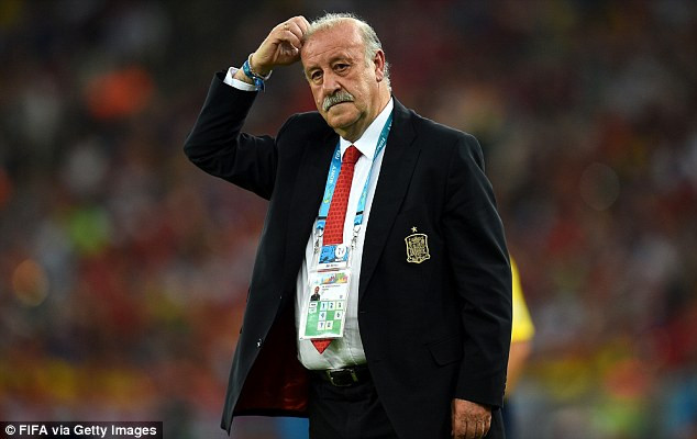 Del Bosque muốn từ chức như một cách để xin lỗi người hâm mộ