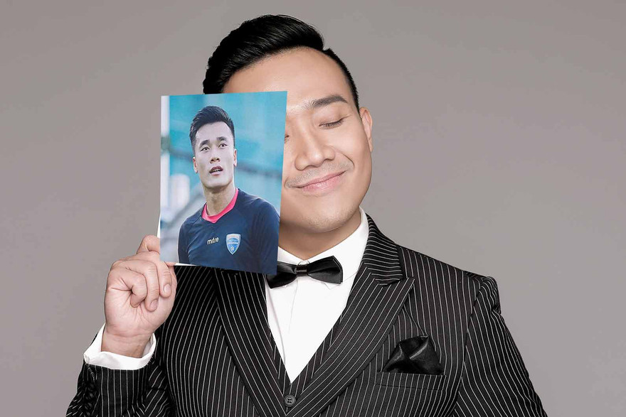 Trấn Thành tiết lộ là anh họ và từng ở chung với thủ môn Bùi Tiến Dũng.