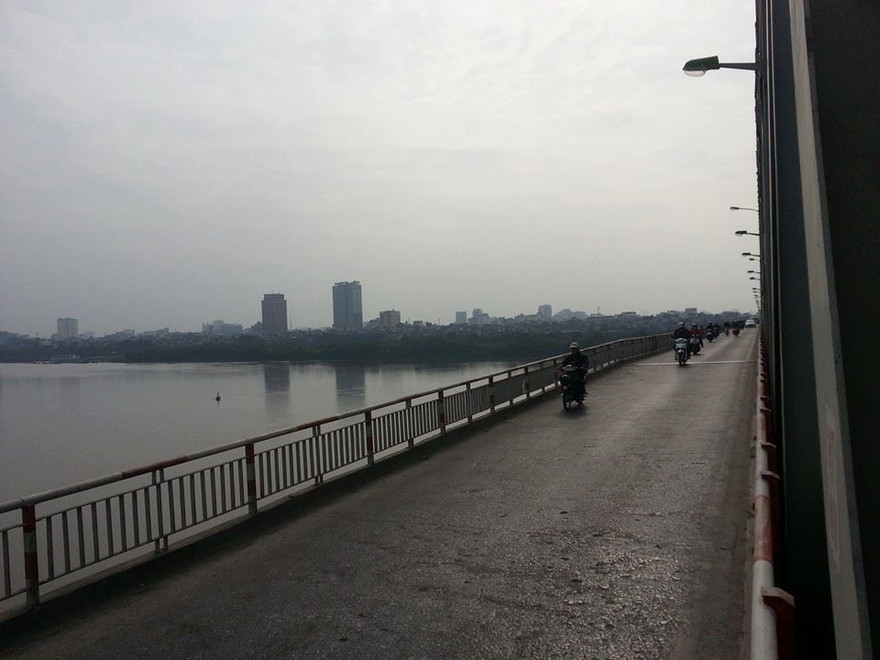 Cầu Chương Dương (Hà Nội) nơi xảy ra sự việc