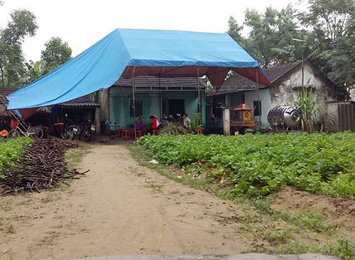 Ngôi nhà phát hiện thi thể hai anh em. Ảnh: Giáng Hương