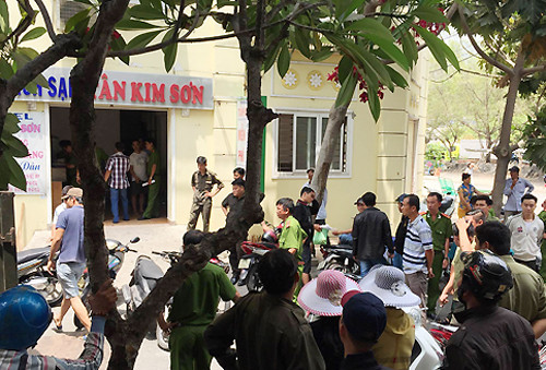 Khách sạn có nhiều dân chơi, ma túy bị tình nghi là "ổ tội phạm". Ảnh: Quốc Thắng