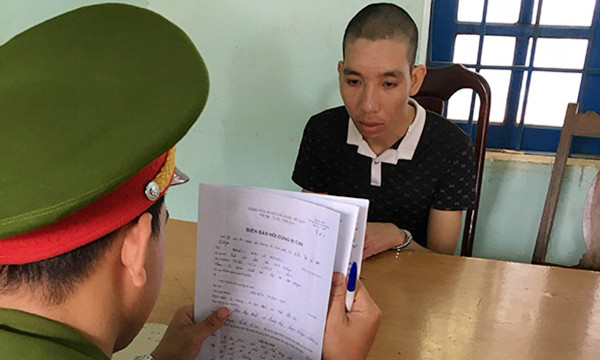 Cơ quan Công an làm việc với đối tượng Đạt