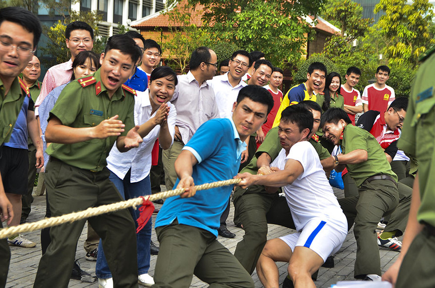 Các đội tham gia giải lần này nhận được sự cỗ vũ nhiệt tình của khán giả.