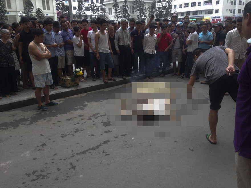 Hiện trường vụ việc.